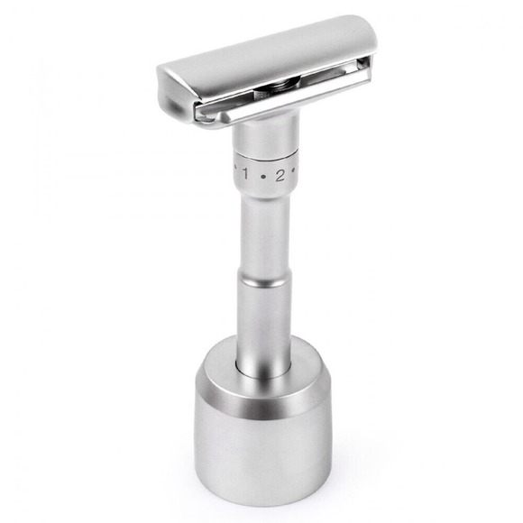 NIB-Fathers Day PRE-SALE! European QShave Adjustable Double Edge with stand - Picture 2 of 12
